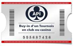 Ticket Tournoi – Remboursement de Buy-in (Club ou Casino)