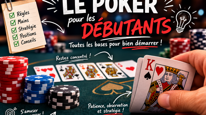Le Poker pour les Débutants : Toutes les Bases pour Bien Démarrer !